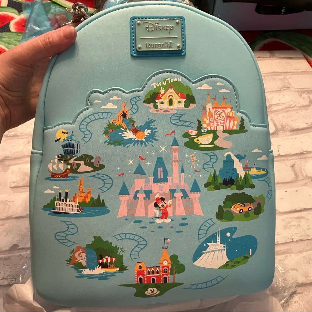 NWT Disneyland 65th Anniversary Loungefly Backpack